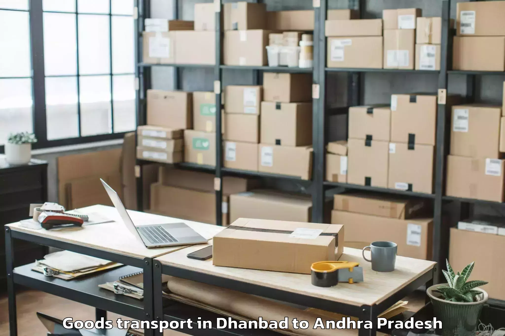 Top Dhanbad to Pendurthi Goods Transport Available